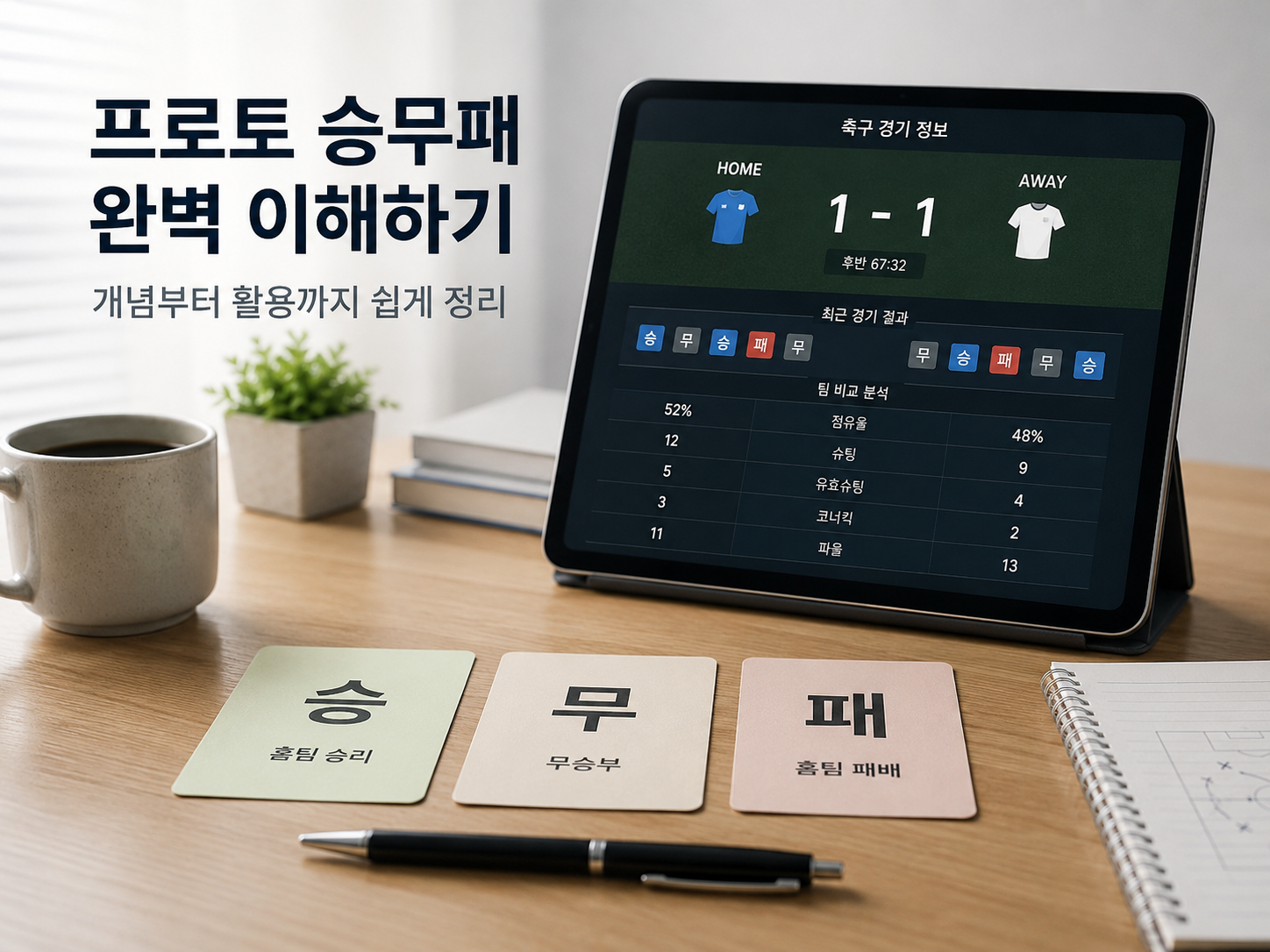 프로토 승무패 뜻|초보자가 헷갈리는 기본 구조 쉽게 정리